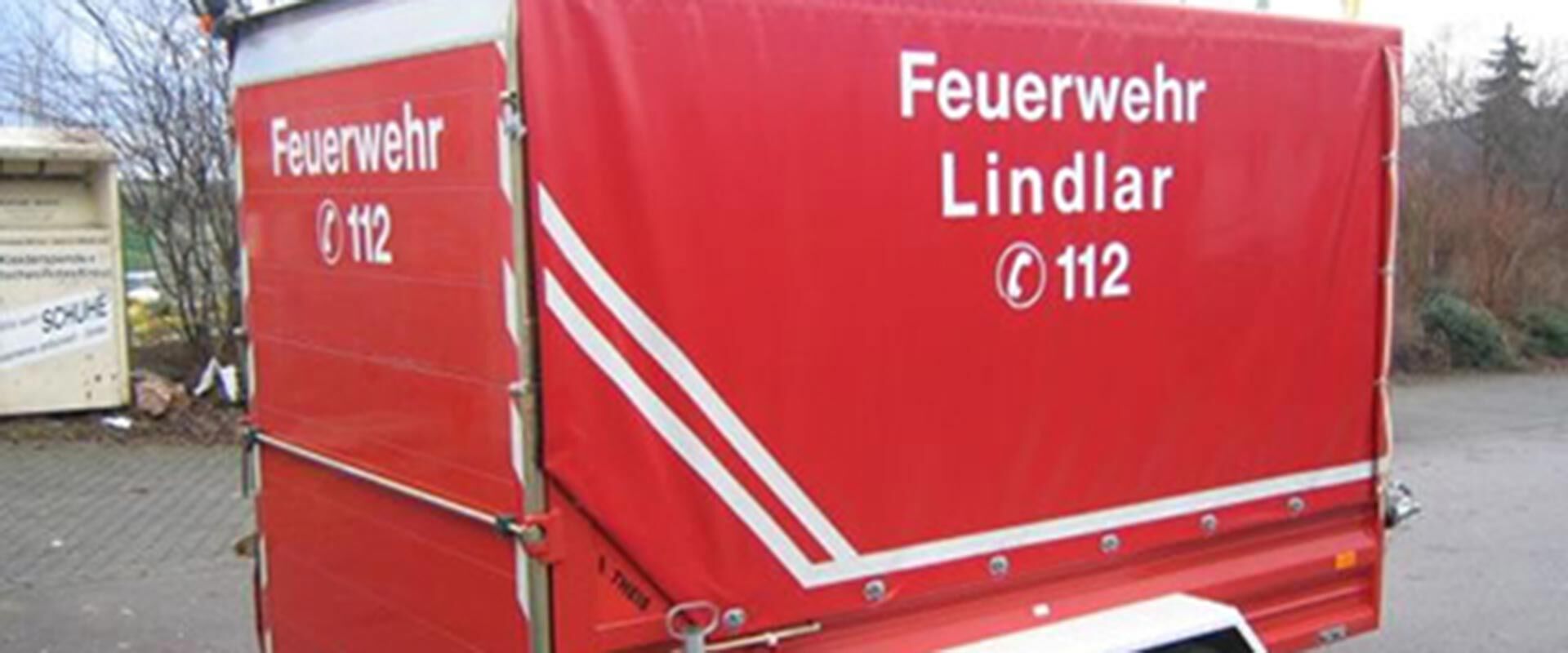Fahrzeug Systemanhänger Anhänger Freiwillige Feuerwehr der Gemeinde Lindlar