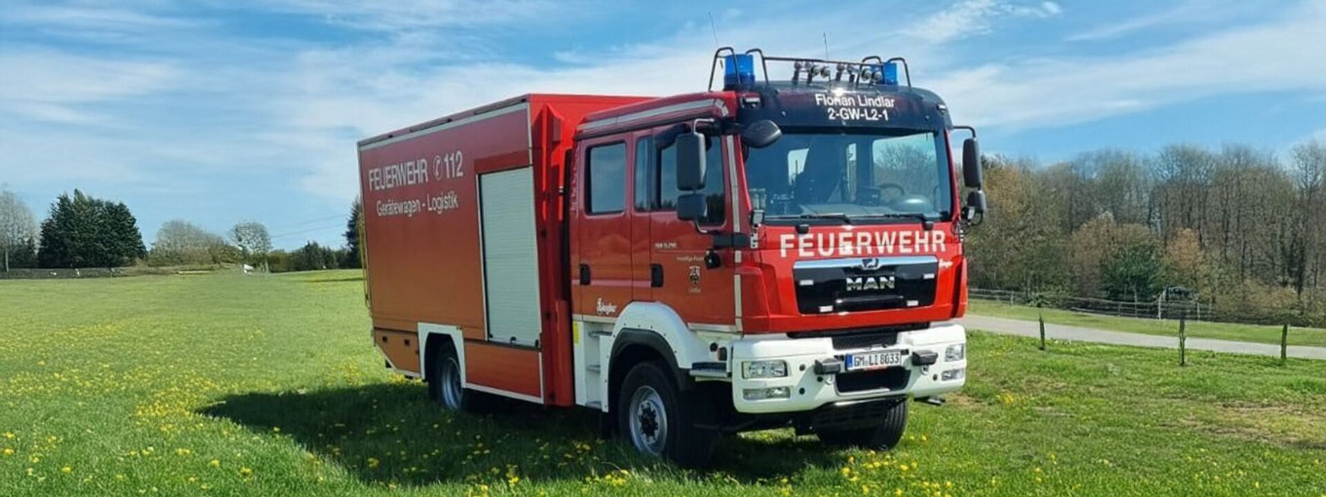 Fahrzeug Gerätewagen Gefahrgut GW Freiwillige Feuerwehr der Gemeinde Lindlar